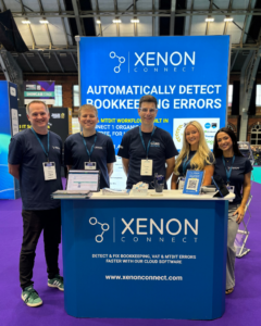Photo showing the Xenon Connect team at Accountex Summit Manchester 2026